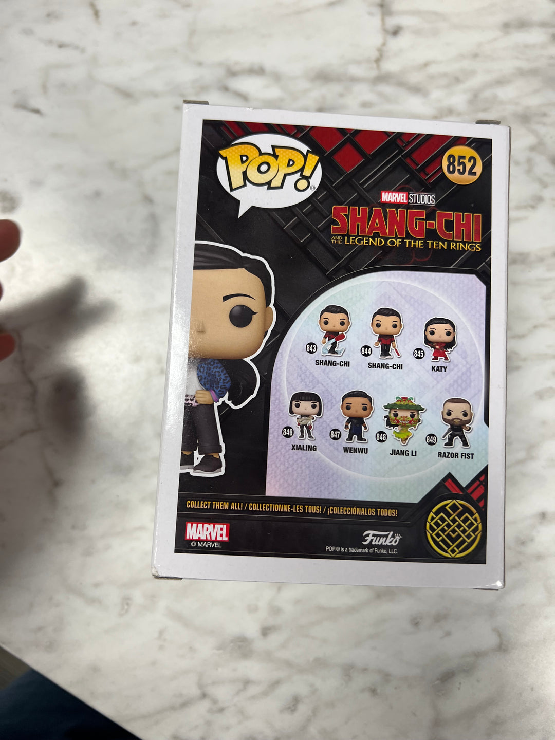 Funko Pop!  Katy # 852 Shang Chi and the Legend of the Ten Rings  FP122224