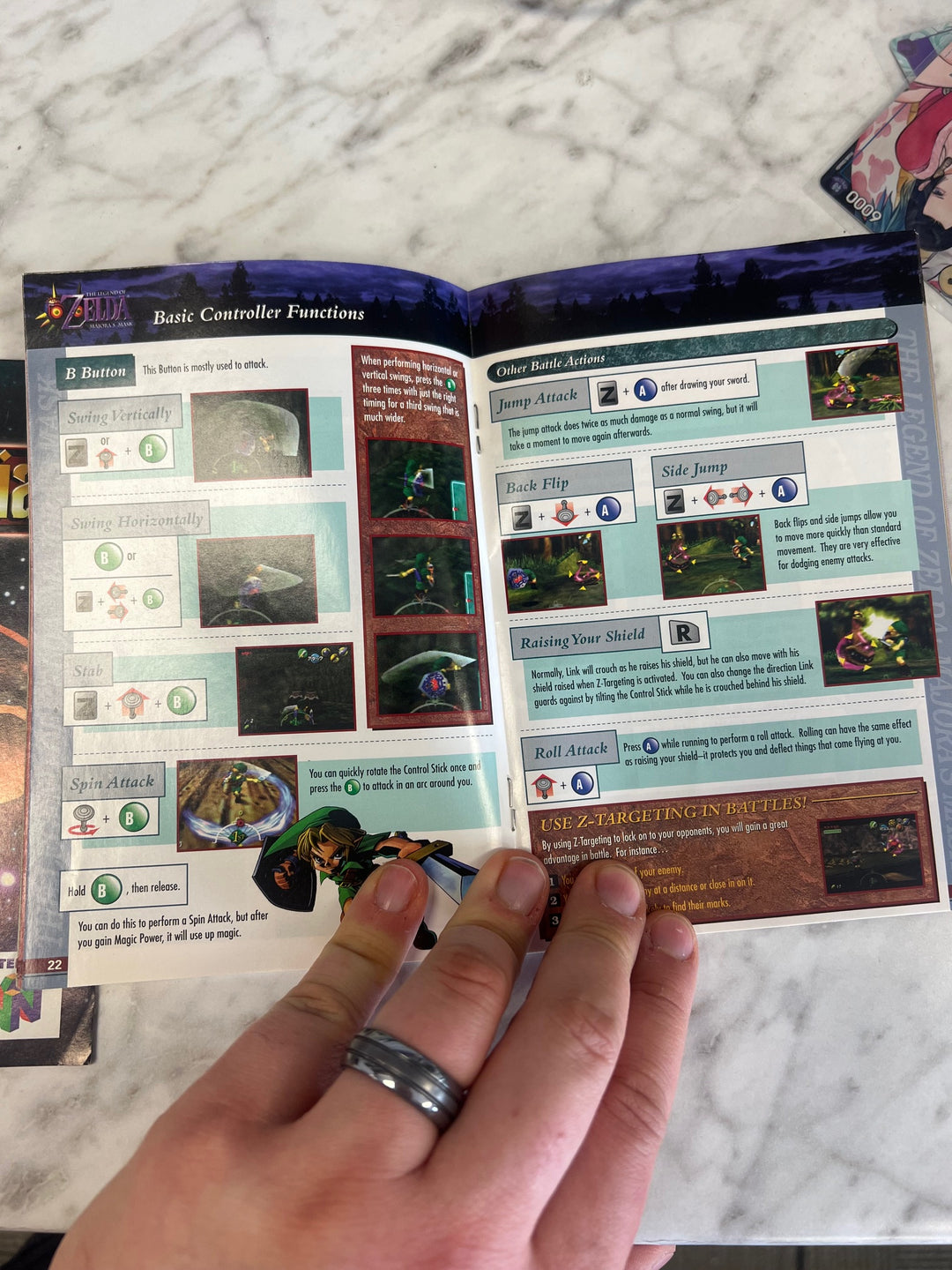 The Legend of Zelda Majora's Mask N64 Manual ONLY MO41925