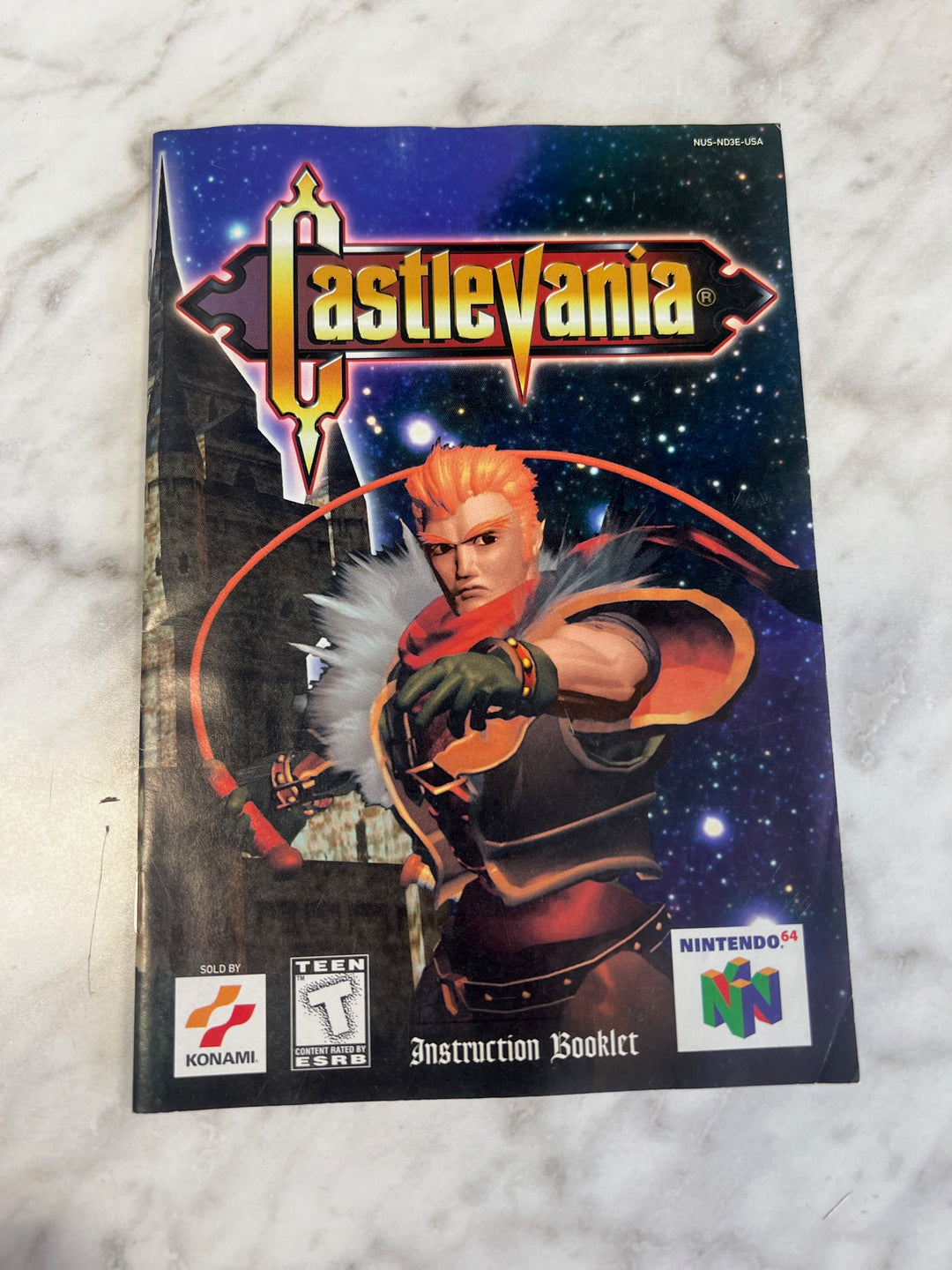 Castlevania 64 N64 Manual ONLY MO41925