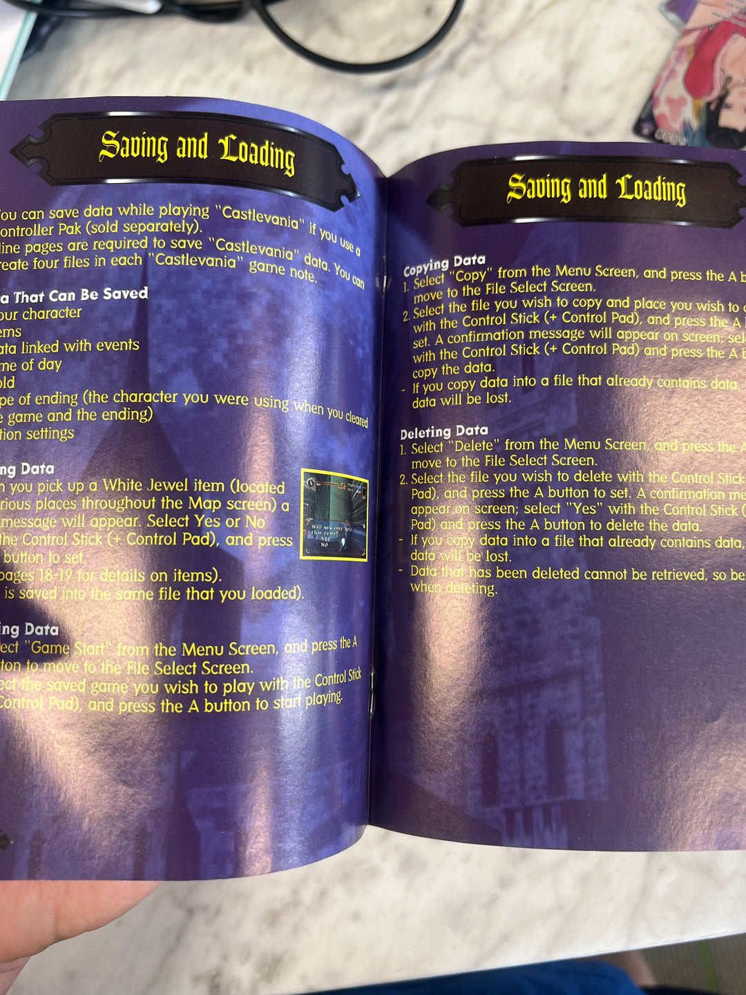 Castlevania 64 N64 Manual ONLY MO41925