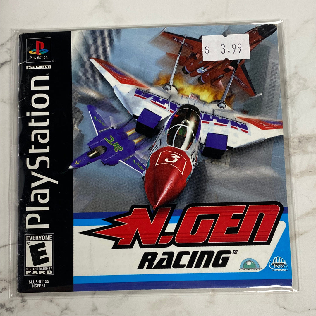 NGEN Racing  - Playstation 1 PS1 Manual ONLY MO61326