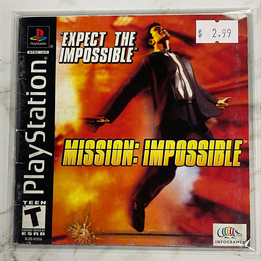 Mission Impossible - Playstation 1 PS1 Manual ONLY MO61326