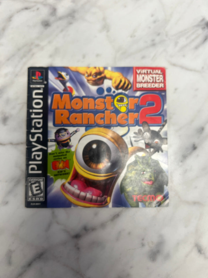 Monster Rancher 2 for PS1 Playstation MANUAL ONLY MO92324