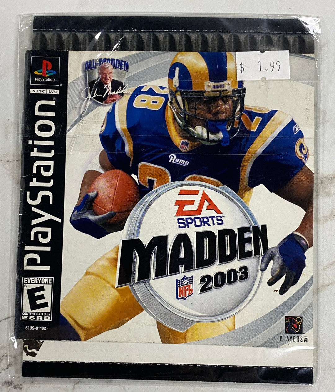 Madden 2003  - Playstation 1 PS1 Manual ONLY MO61326