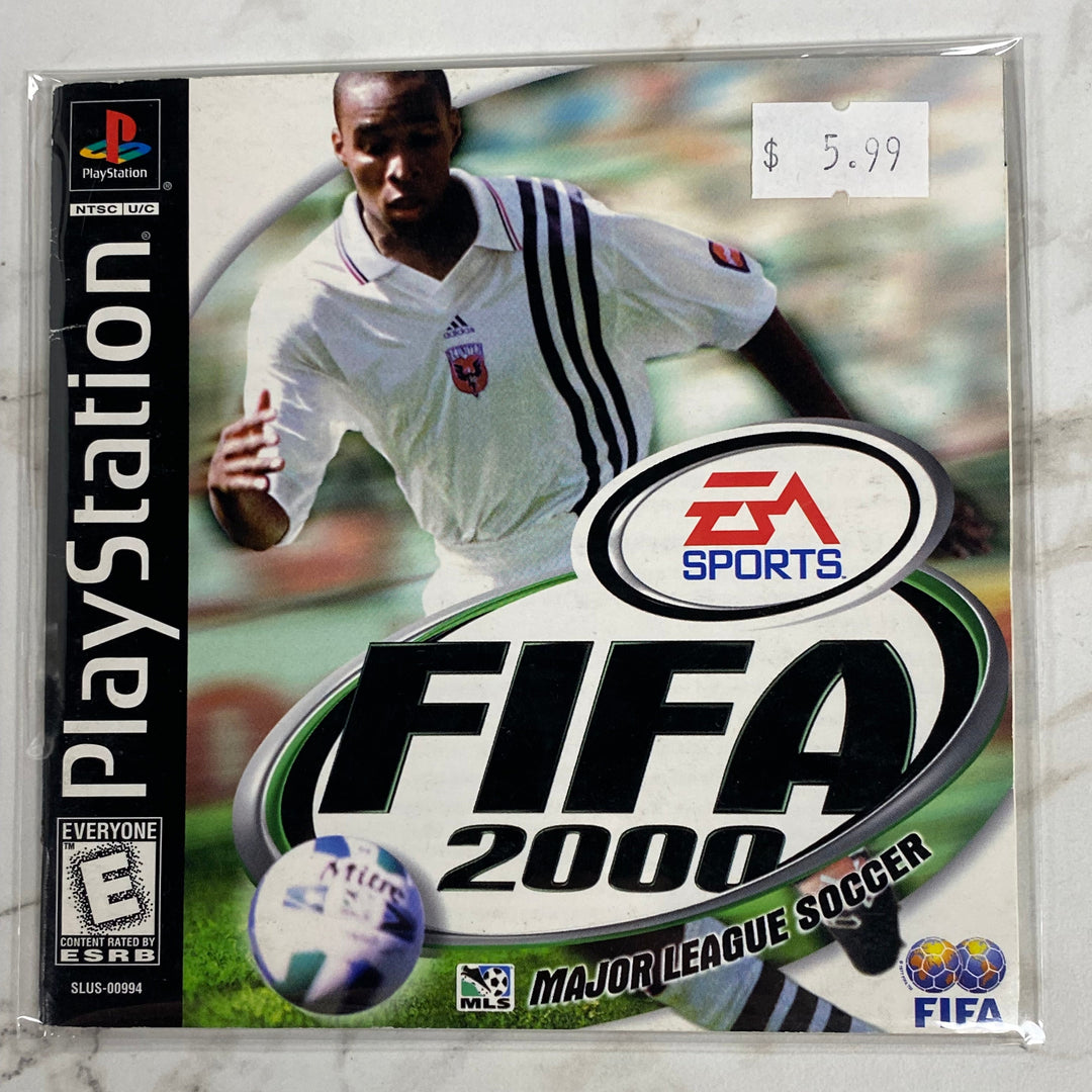 FIFA 2000  - Playstation 1 PS1 Manual ONLY MO61326
