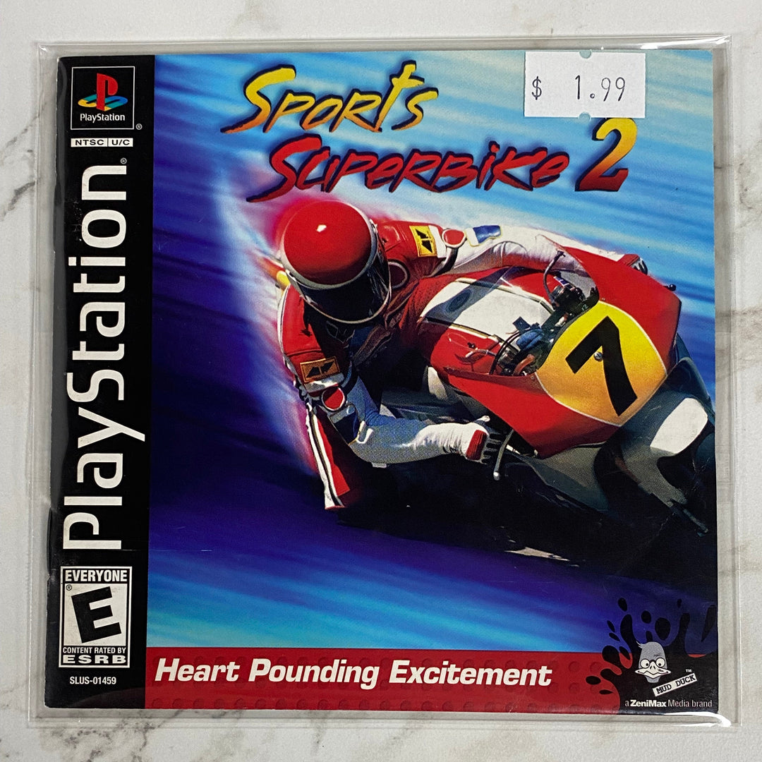 Sports Superbike 2  - Playstation 1 PS1 Manual ONLY MO61326