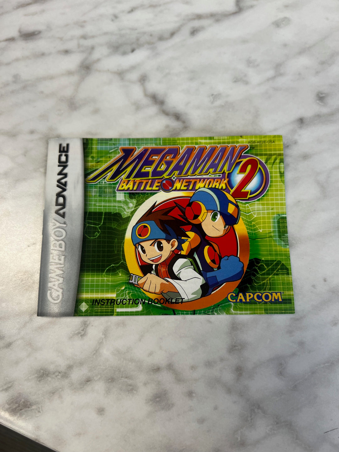 Mega Man Battle Network 2 GBA Gameboy Advance Manual ONLY MO41925