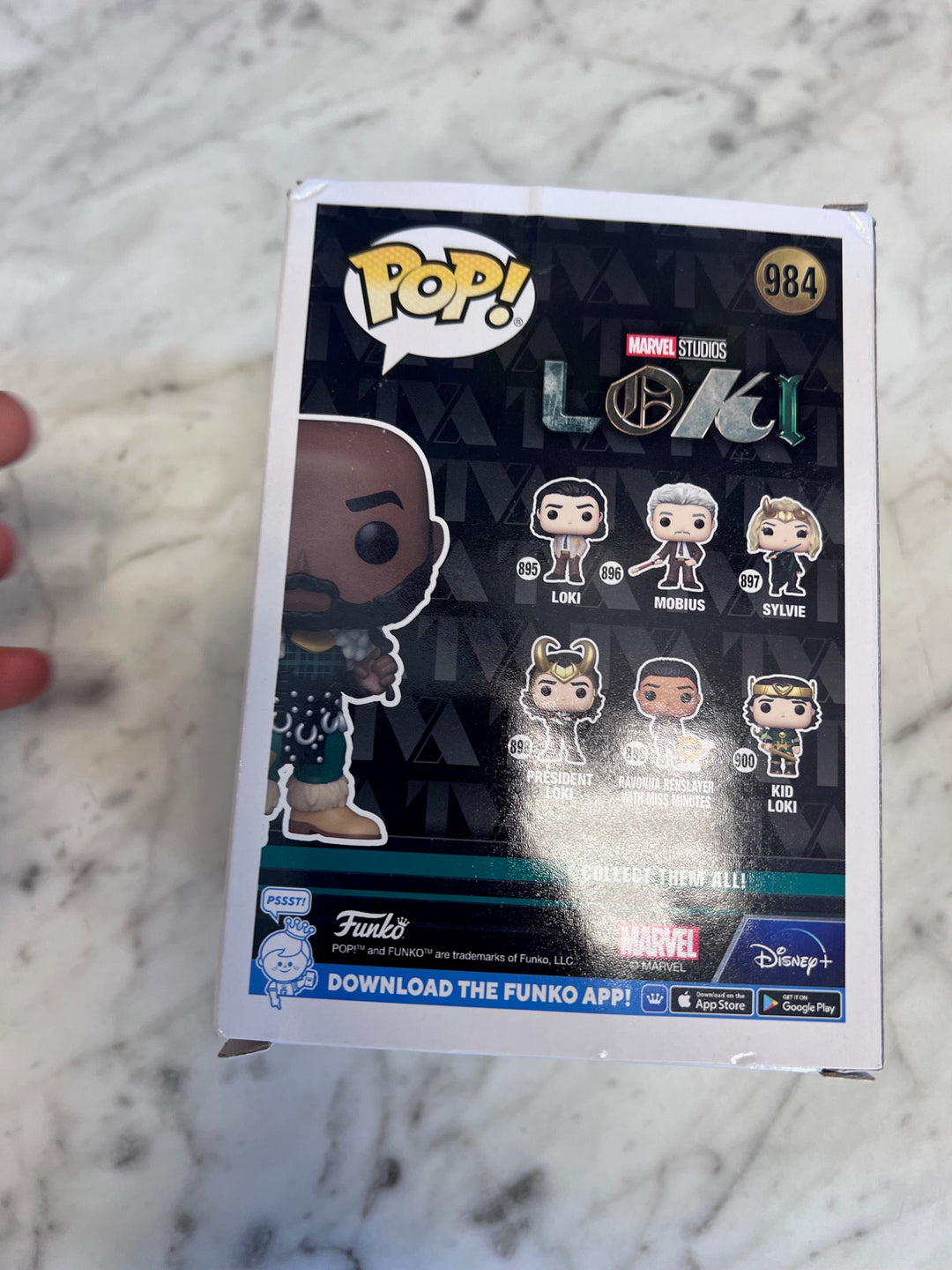 Funko Pop! Boastful Loki #984 Wonderous Convention Exclusive Damaged Box  FP10525