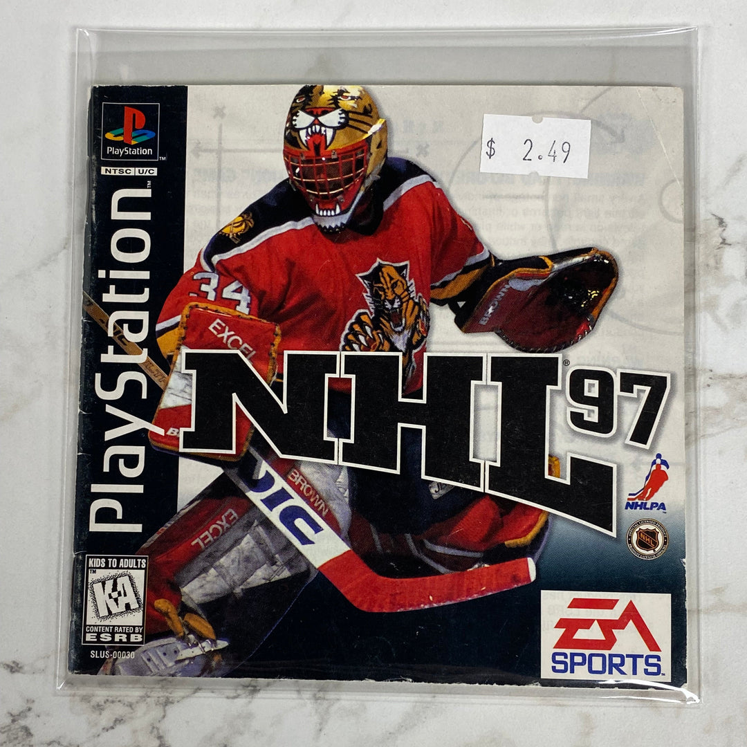 NHL 97  - Playstation 1 PS1 Manual ONLY MO61326