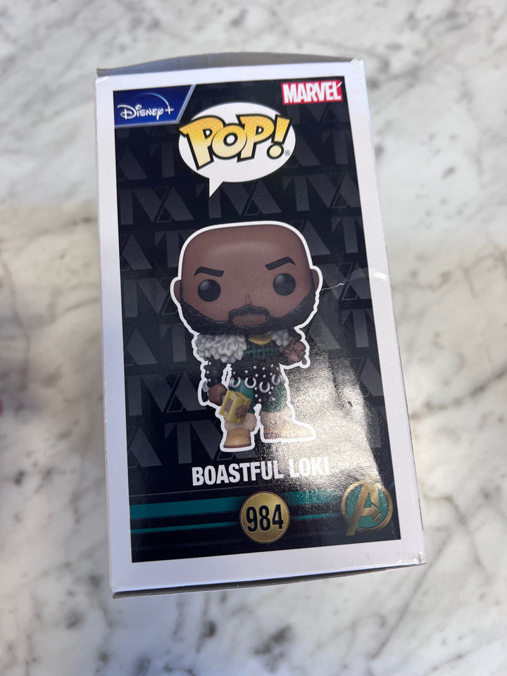 Funko Pop! Boastful Loki #984 Wonderous Convention Exclusive Damaged Box  FP10525