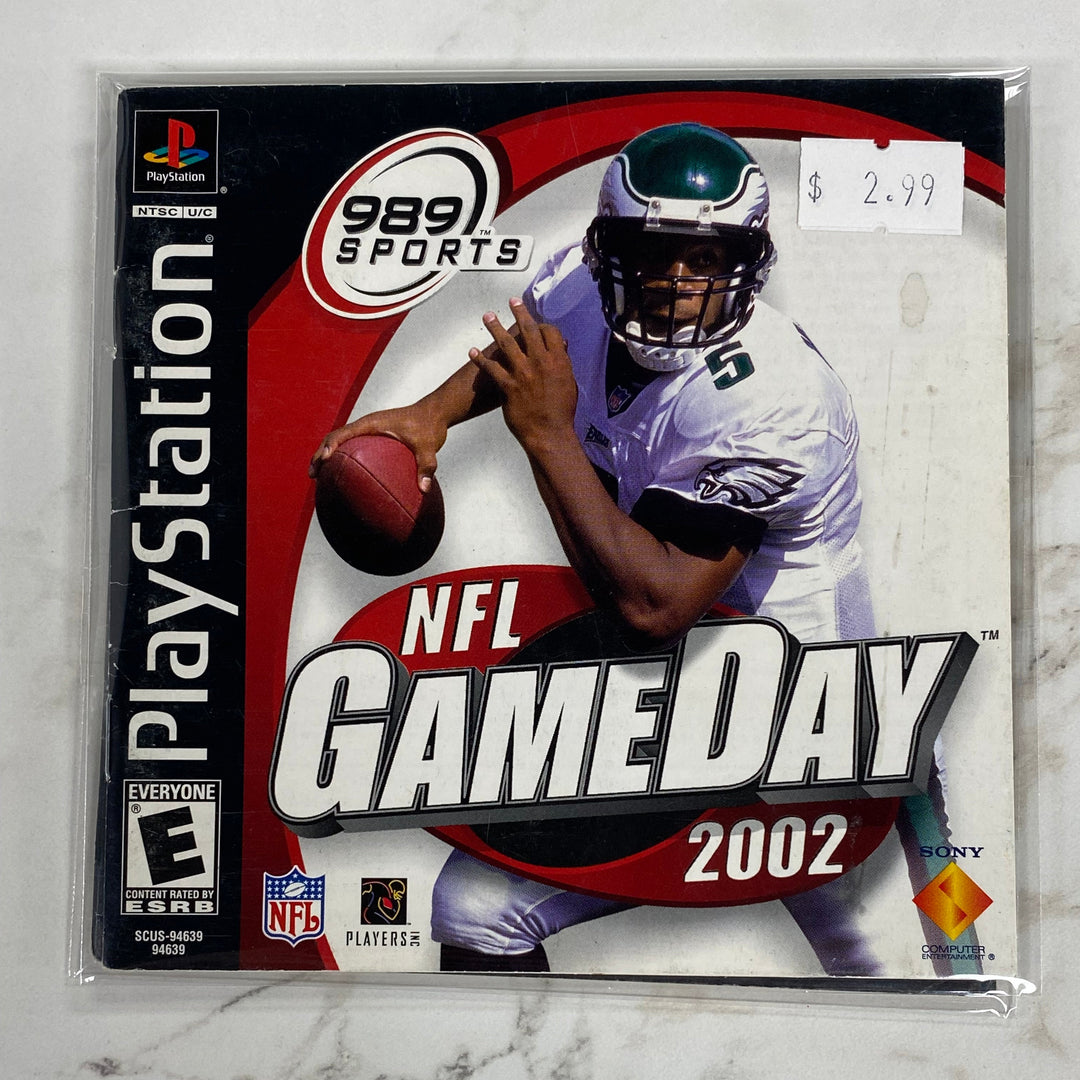 NFL GameDay 2002  - Playstation 1 PS1 Manual ONLY MO61326