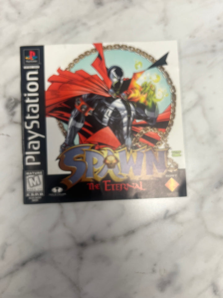 Spawn the Eternal for PS1 Playstation MANUAL ONLY MO92324