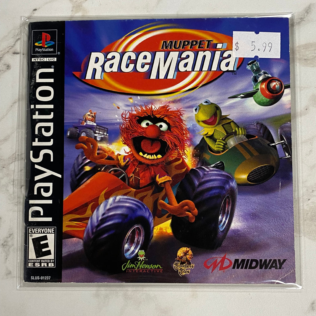 Muppet Race Mania - Playstation 1 PS1 Manual ONLY MO61326