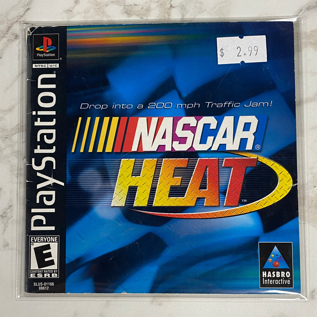 NASCAR Heat - Playstation 1 PS1 Manual ONLY MO61326