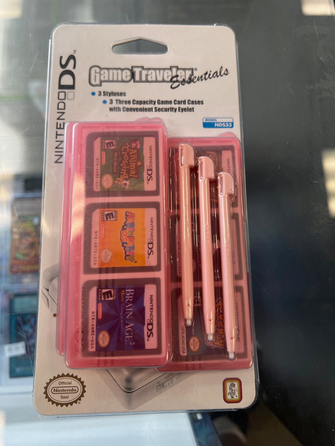 Nintendo DS Game Traveler Essentials (3 Styluses, 3 Game Card Cases) NEW SEALED NA41925