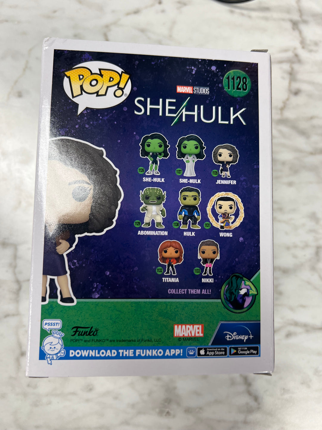 Funko Pop! Jennifer #1128 She-Hulk Marvel FP122224