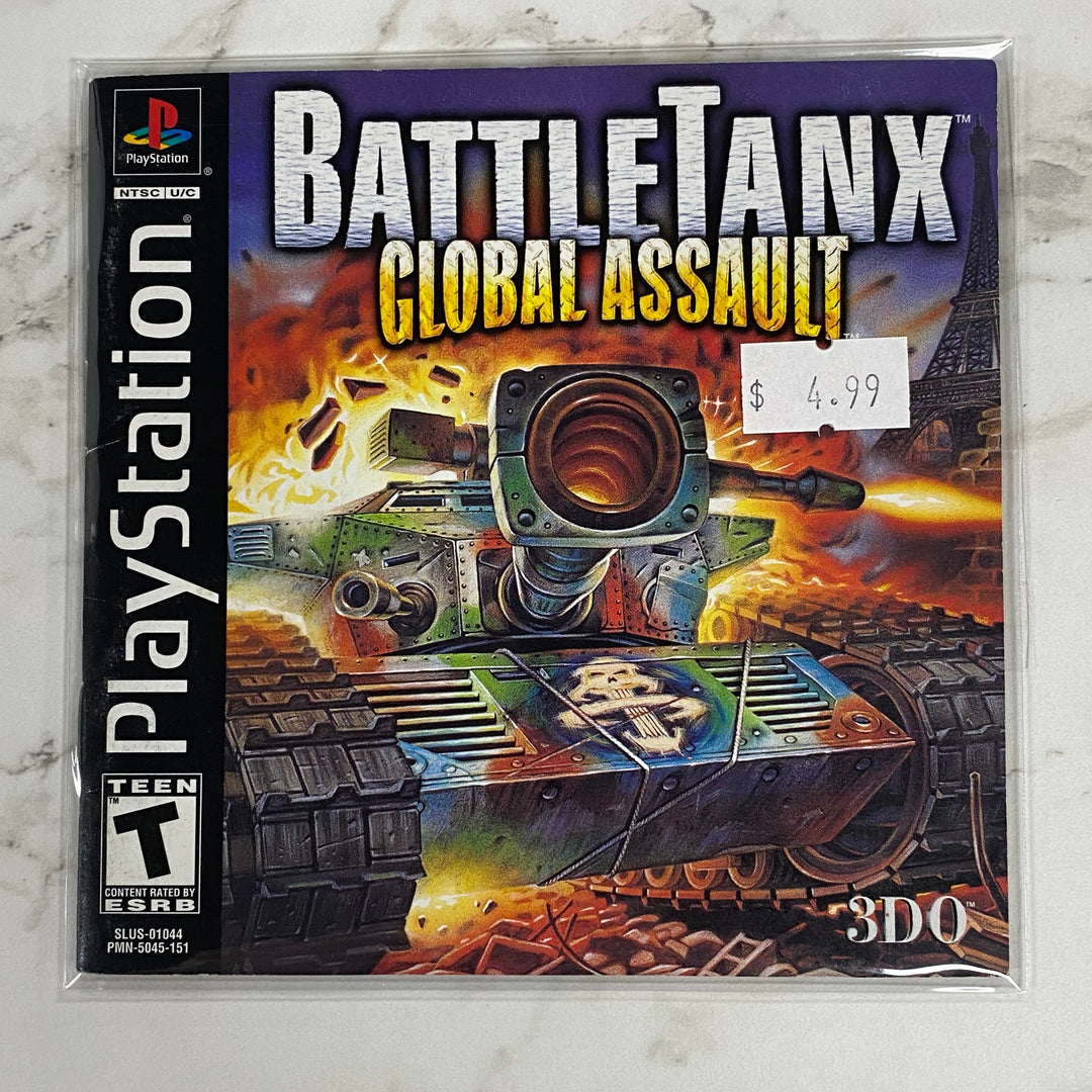 Battletanx Global Assault - Playstation 1 PS1 Manual ONLY MO61326