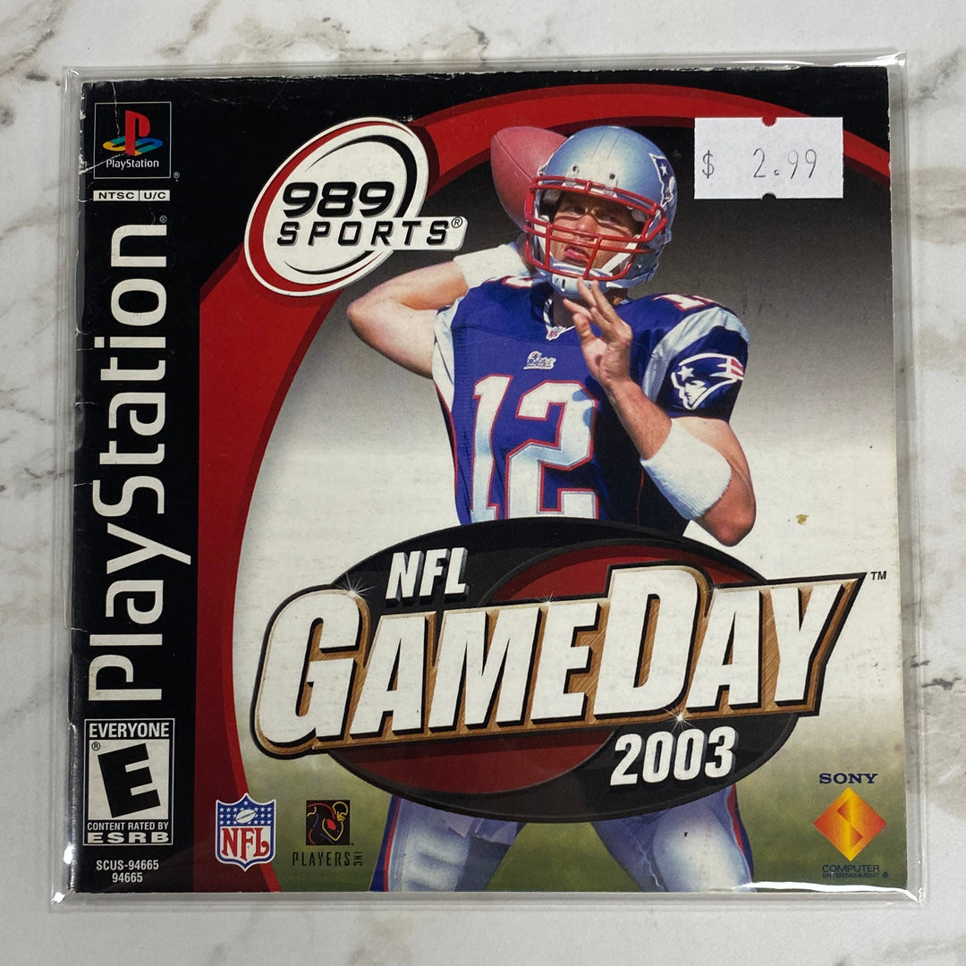 NFL GameDay 2003 - Playstation 1 PS1 Manual ONLY MO61326