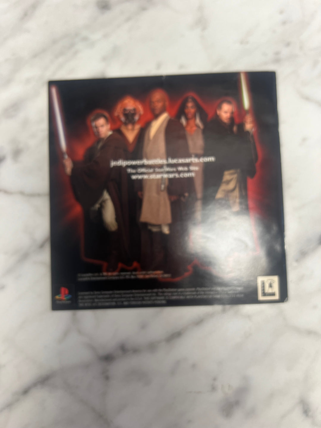 Star Wars Episode 1 Jedi Power Battles for PS1 Playstation MANUAL ONLY MO92324