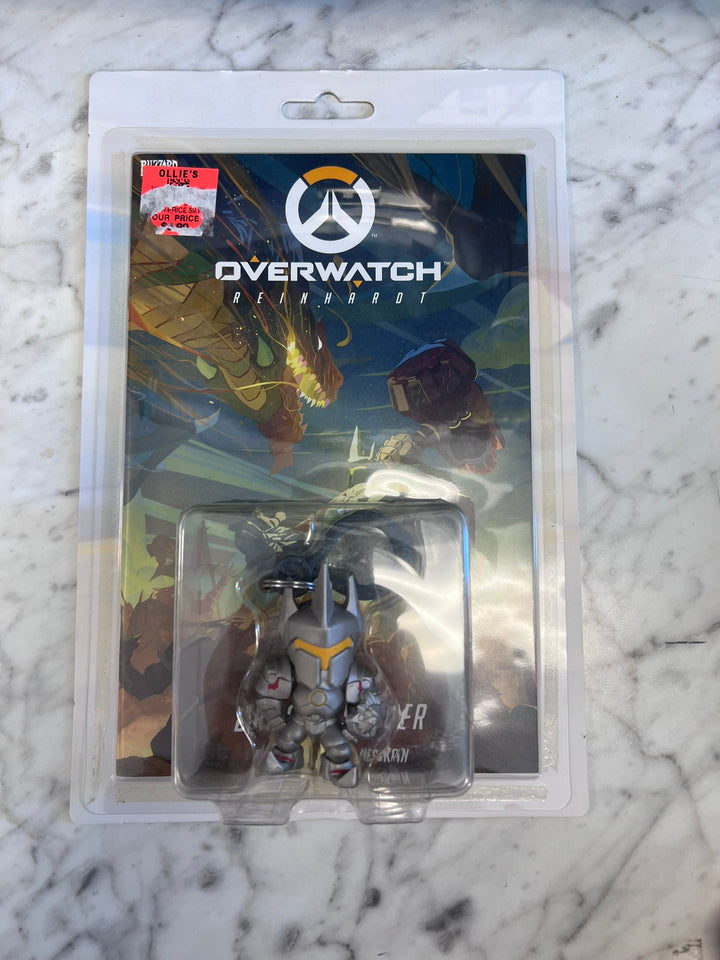 Overwatch Hanger Mini Figure & Comic Book Set - Reinhardt Dragon Slayer New NT2926