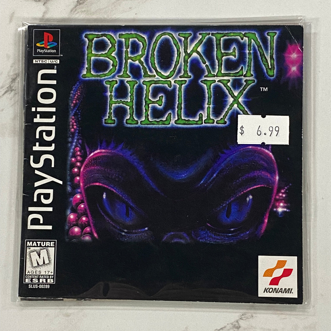 Broken Helix - Playstation 1 PS1 Manual ONLY MO61326