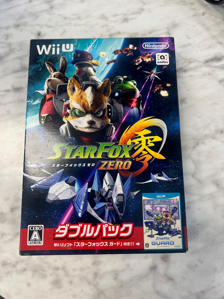 Star Fox Zero w/ Guard Double Pack JAPANESE Wii U REGION LOCKED NEW SEALED  BG41925