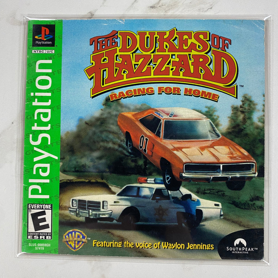Dukes of Hazzard Racing for Home - Playstation 1 PS1 Manual ONLY MO61226
