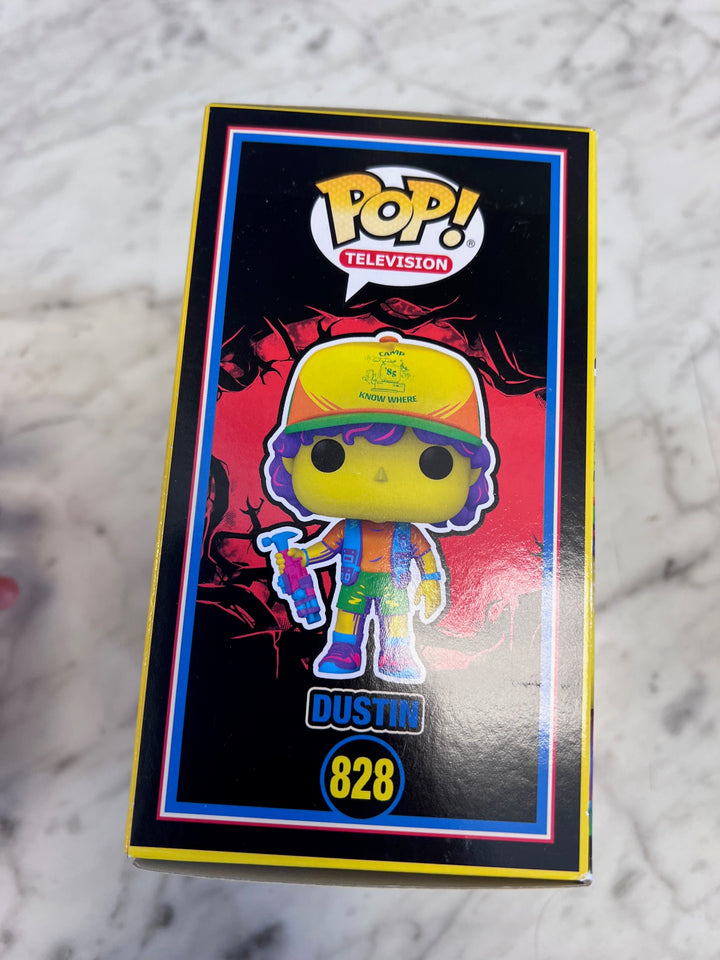 Funko Pop! Dustin (Blacklight) #828 Stranger Things Target Exclusive   FP10525