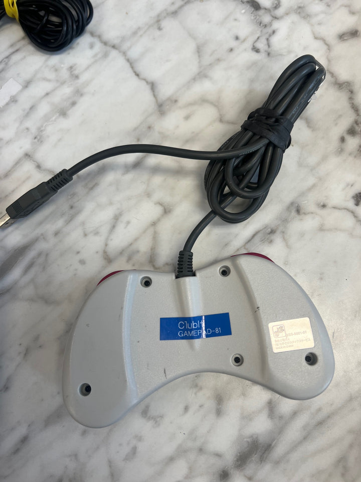 Sega Saturn White Controller HSS-0101 Control Pad Working Tested UA42125