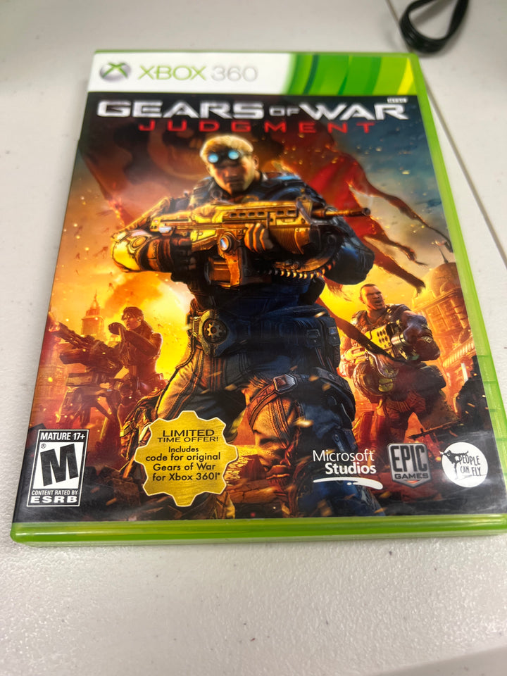 Gears of War Judgement for Microsoft Xbox 360 in case. Tested and Working.     UD102024