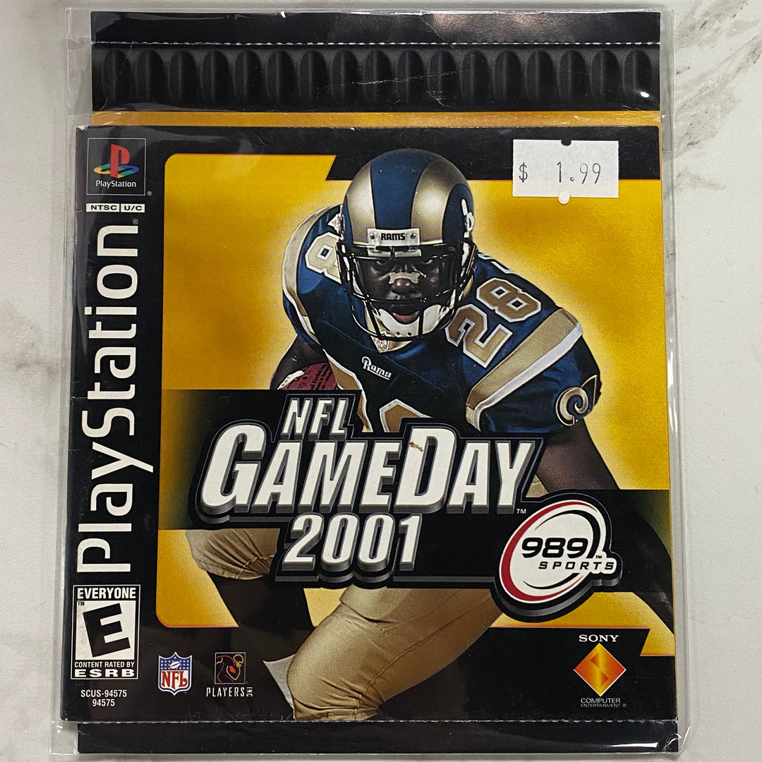 NFL GameDay 2001 - Manual ONLY Playstation 1 PS1 MO61226