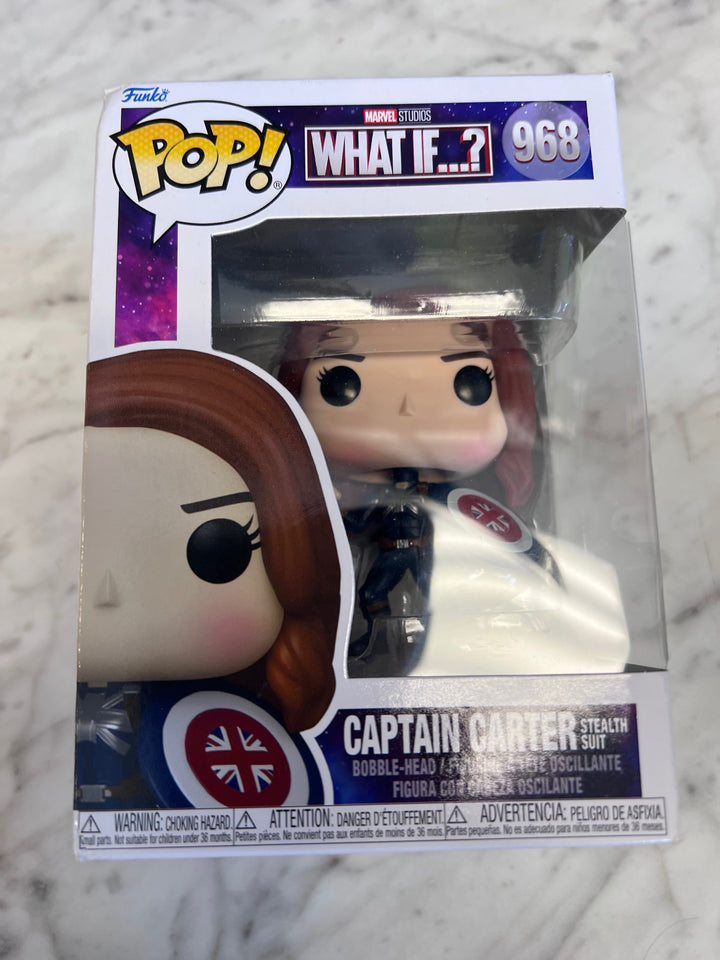 Funko Pop! Captain Carter #968 Marvel What If?  Dinged Corners FP10525