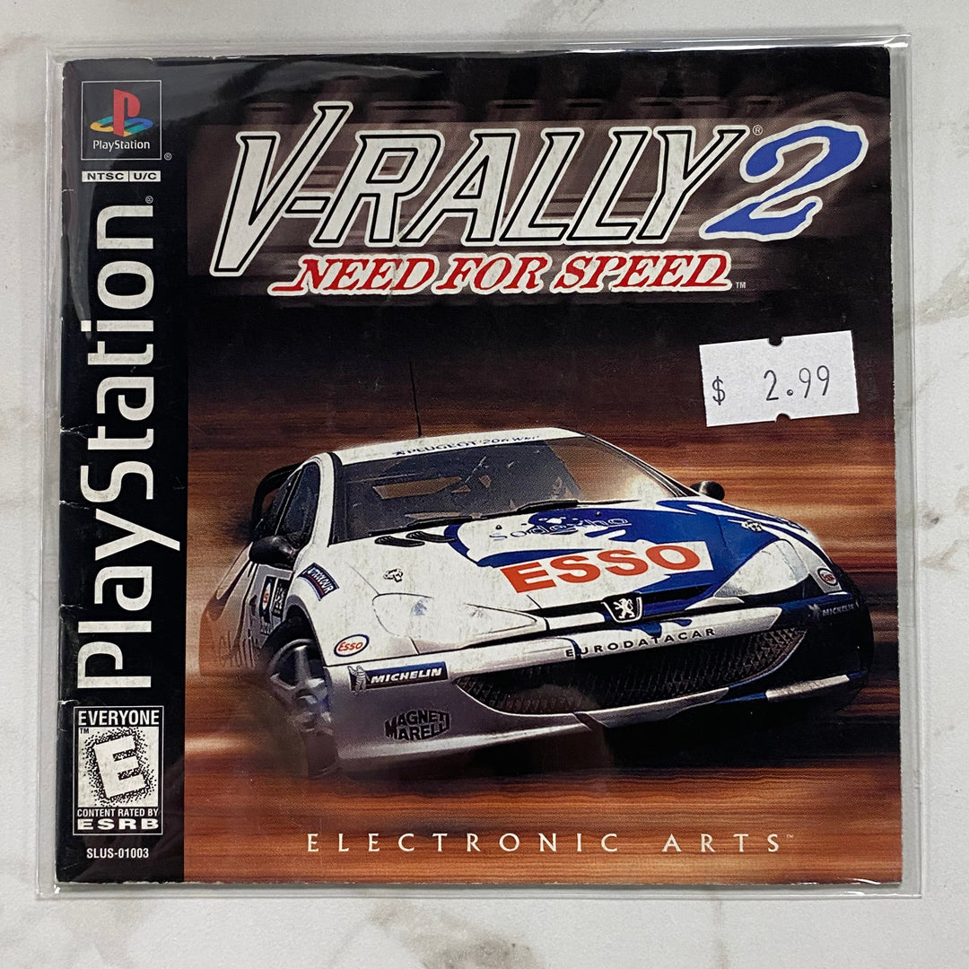 Need for Speed: V-Rally 2 - Manual ONLY Playstation 1 PS1 MO61226