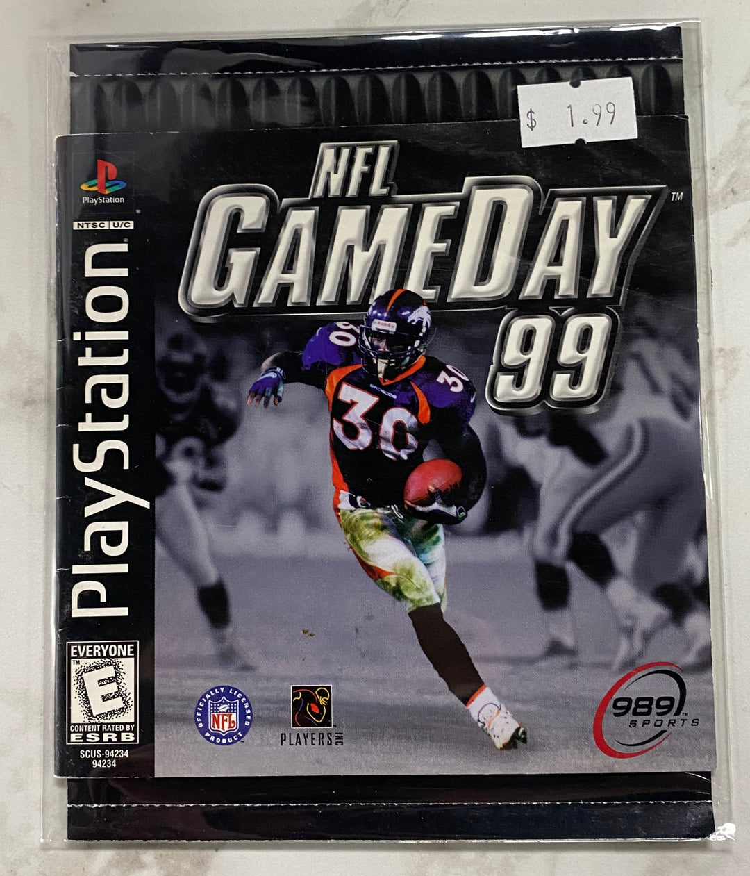 NFL GameDay 99 - Manual ONLY Playstation 1 PS1 MO61226