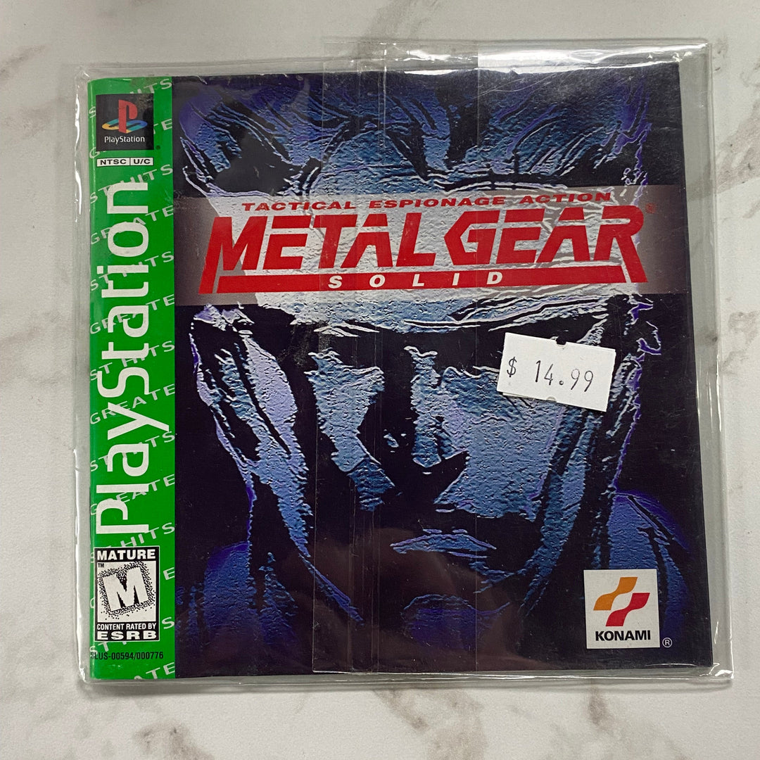 Metal Gear Solid - Manual ONLY Playstation 1 PS1 MO61226
