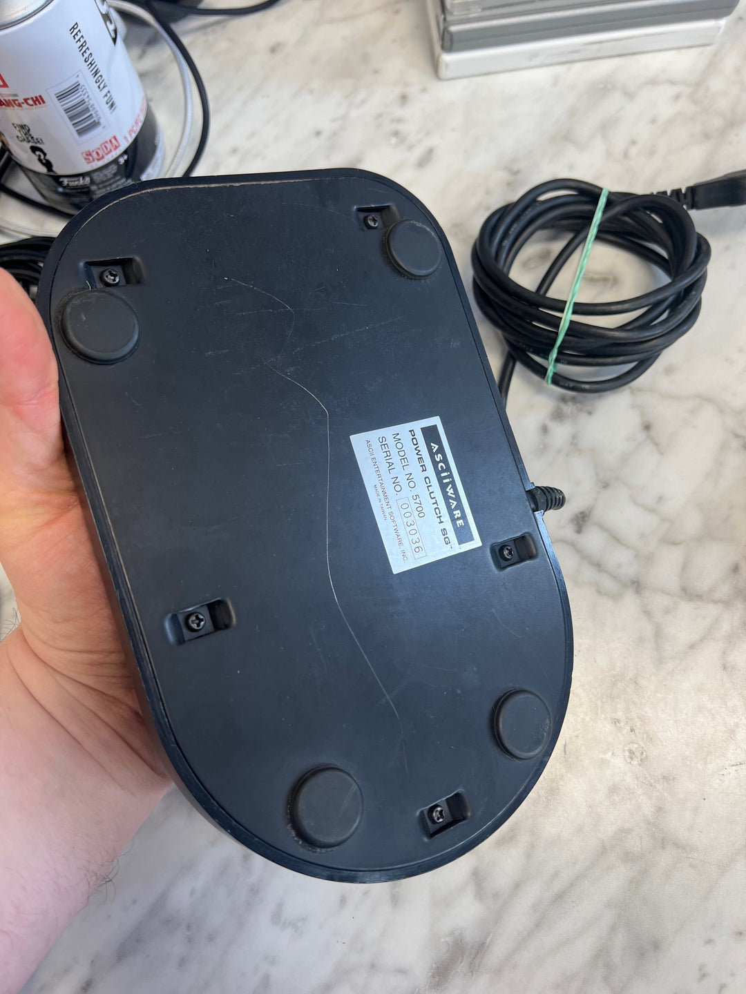 Asciiware Power Clutch SG Arcade Stick for Sega Genesis Tested and Working UA42125