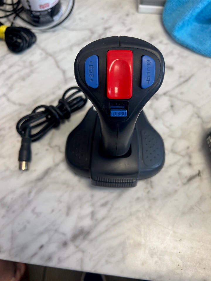 Turbografx 16 QuickShot Joystick Controller Model QS-136 Turbo Untested UA42125