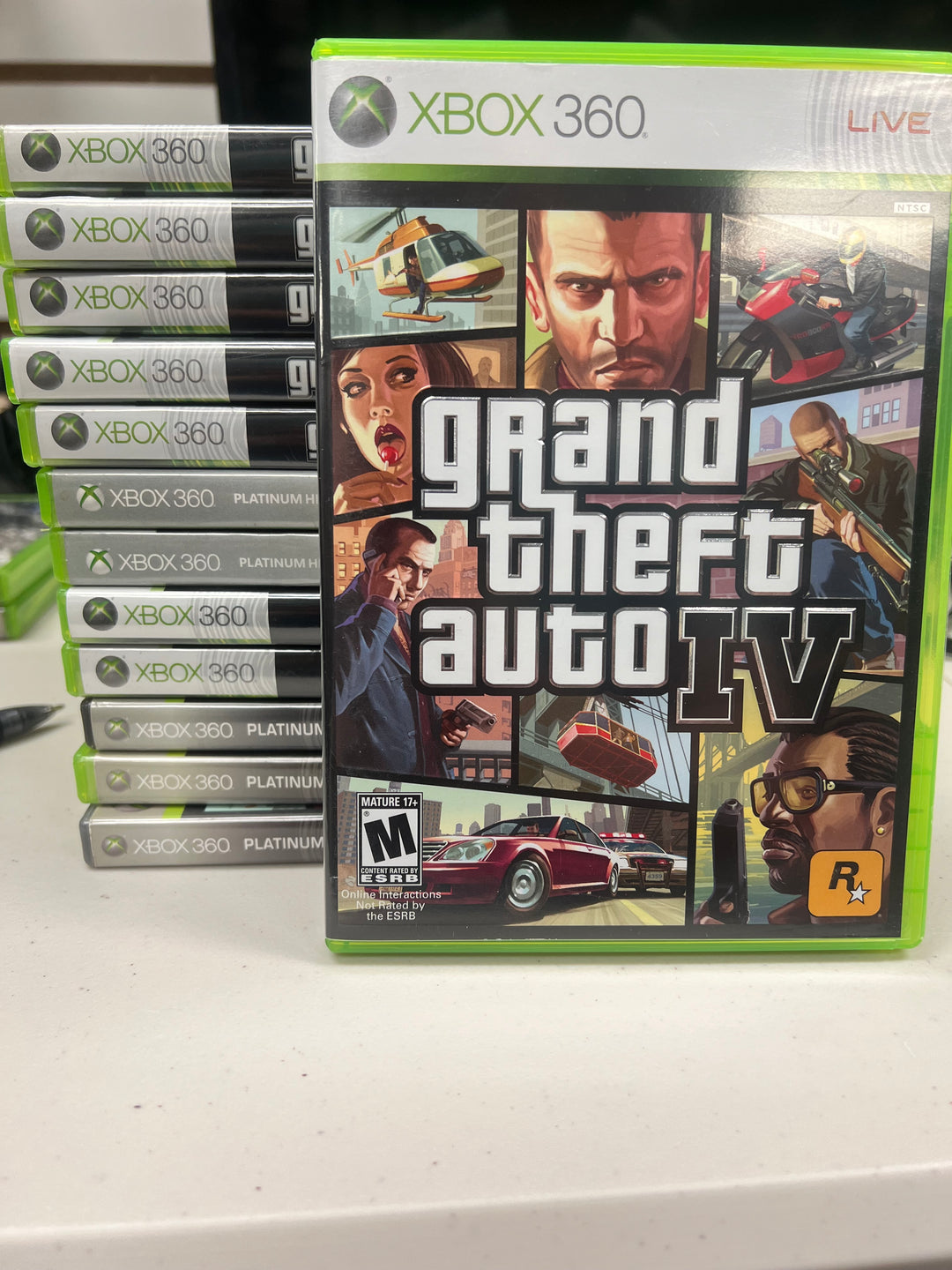 Grand Theft Auto IV for Microsoft Xbox 360 in case. Tested and working.     DO61024