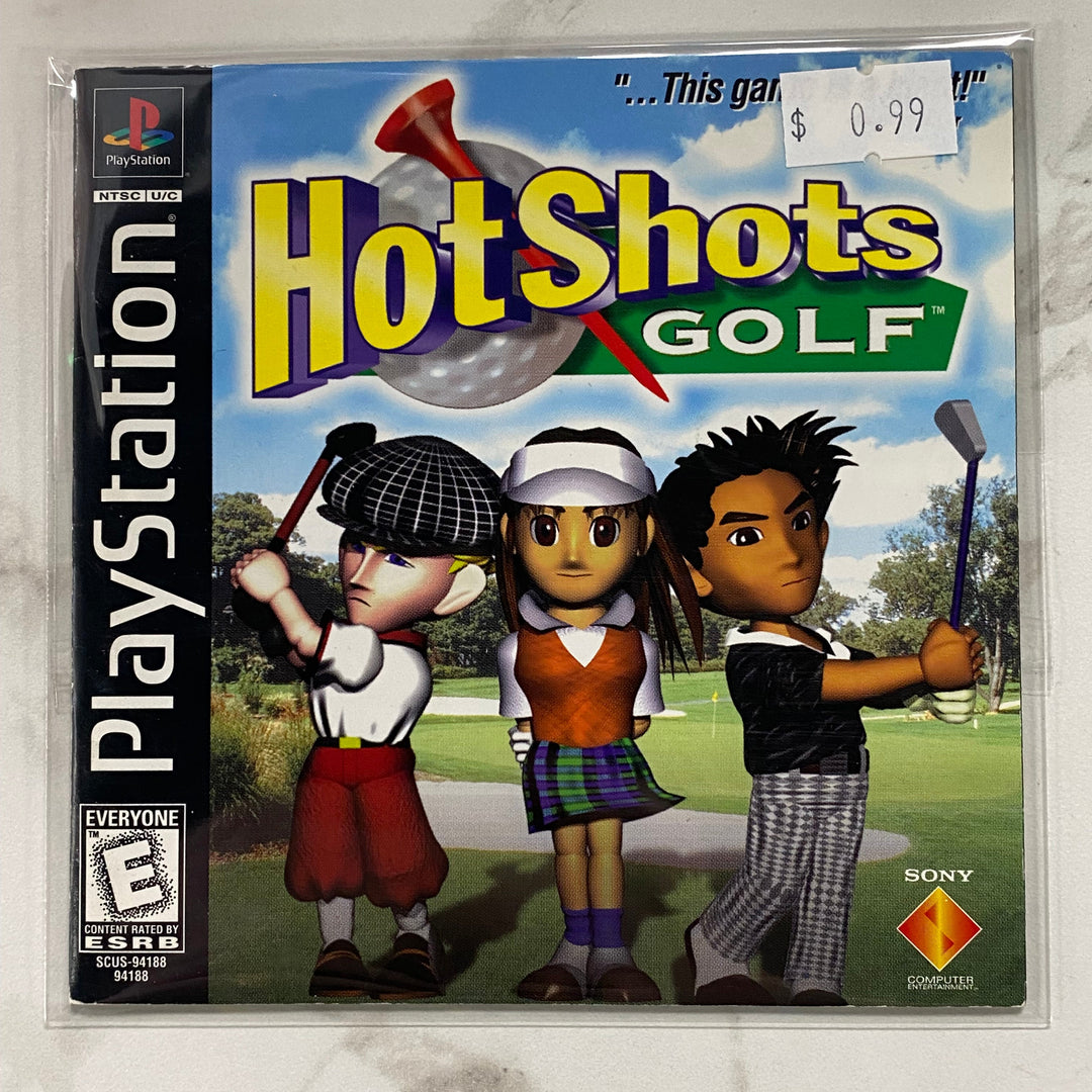 Hot Shots Golf - Manual ONLY Playstation 1 PS1 MO61226