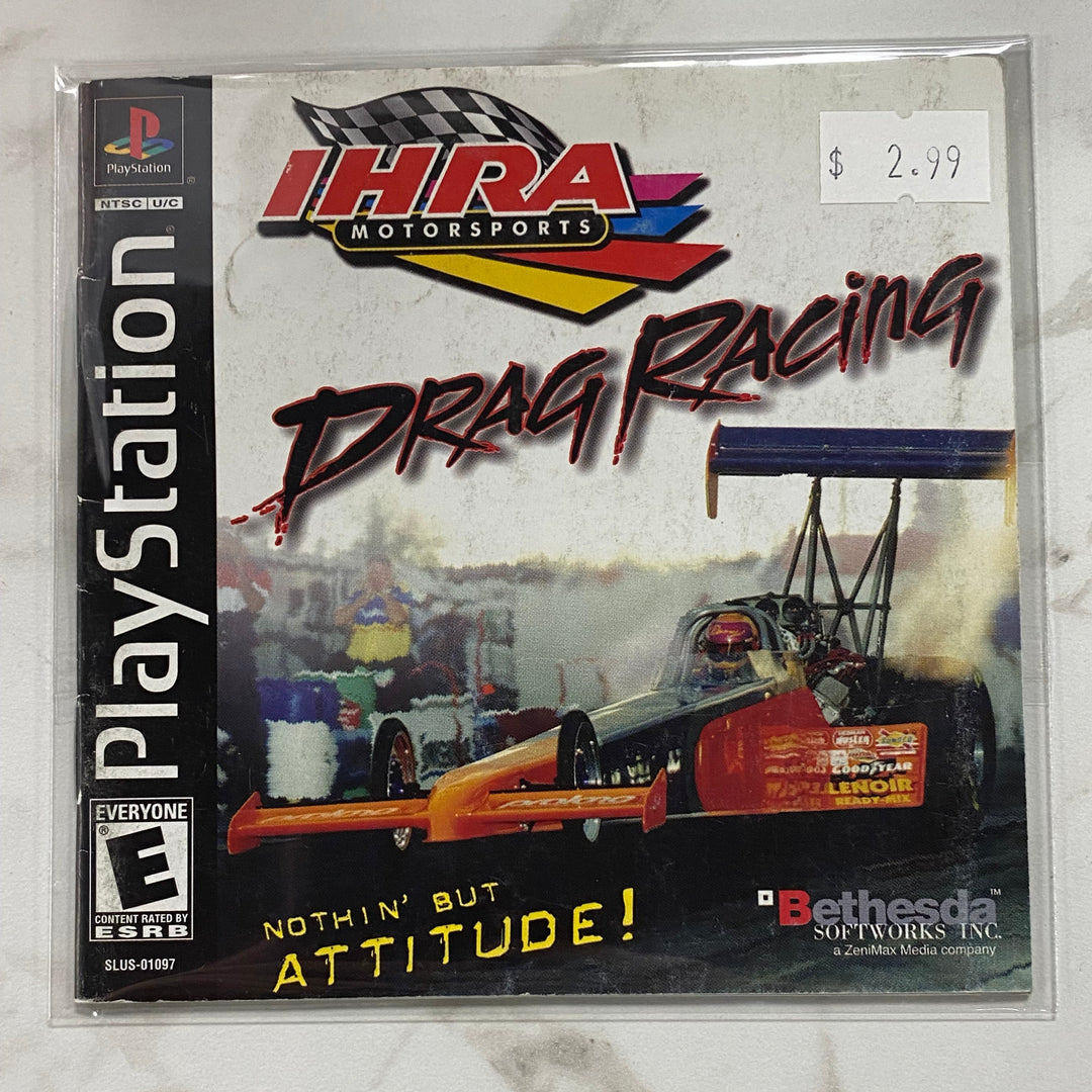 IHRA Drag Racing - Manual ONLY Playstation 1 PS1 MO61226