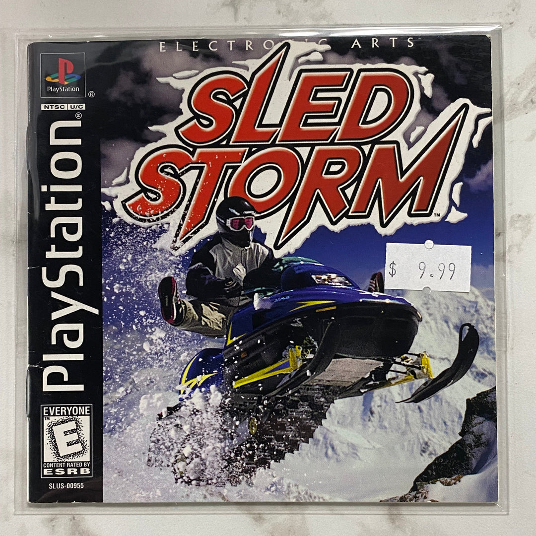 Sled Storm - Manual ONLY Playstation 1 PS1 MO61226