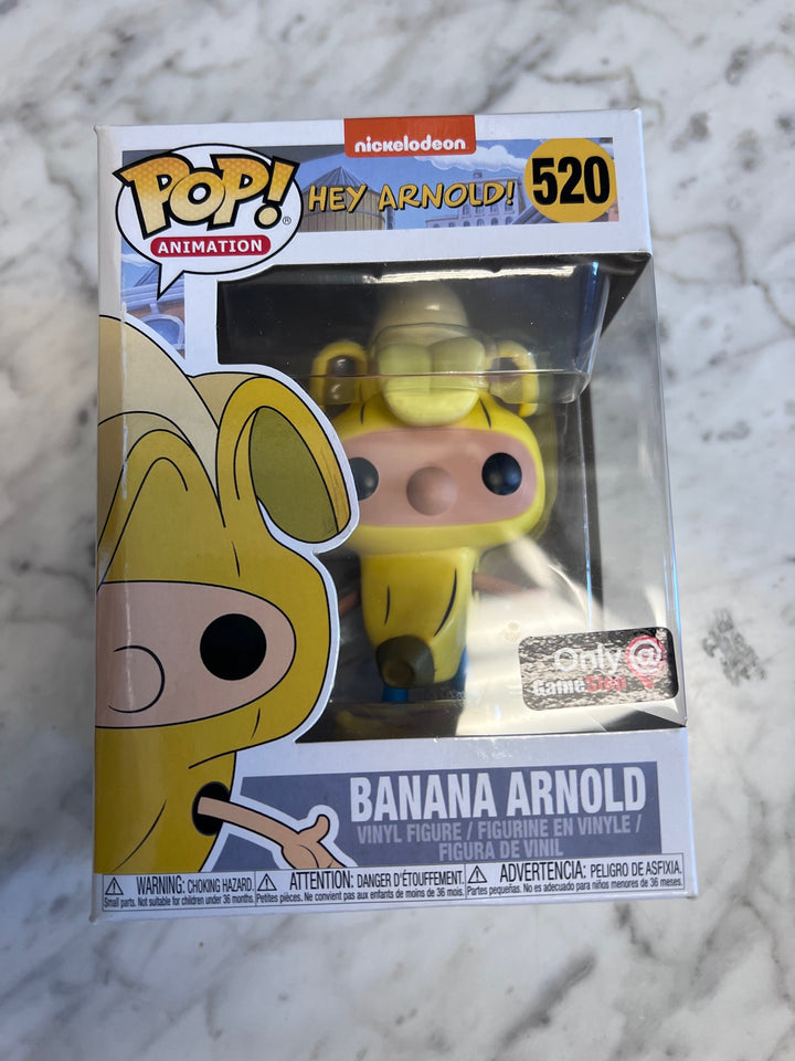 Funko Pop! Banana Arnold #520 Hey Arnold Squished box  FP10525