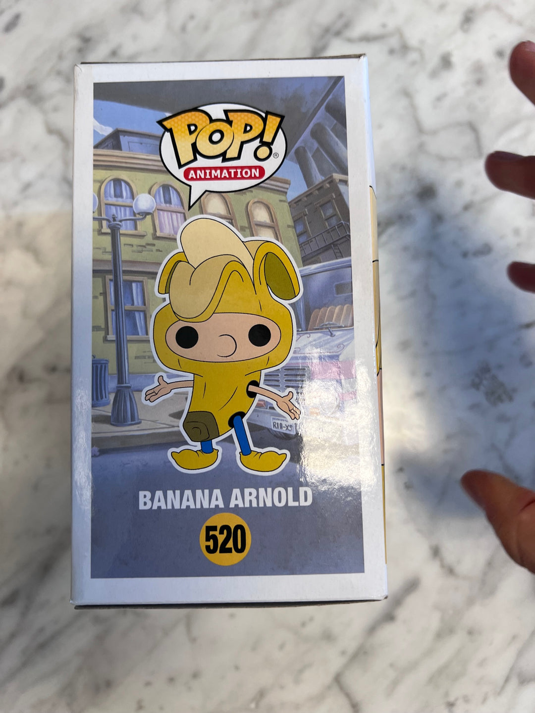 Funko Pop! Banana Arnold #520 Hey Arnold Squished box  FP10525