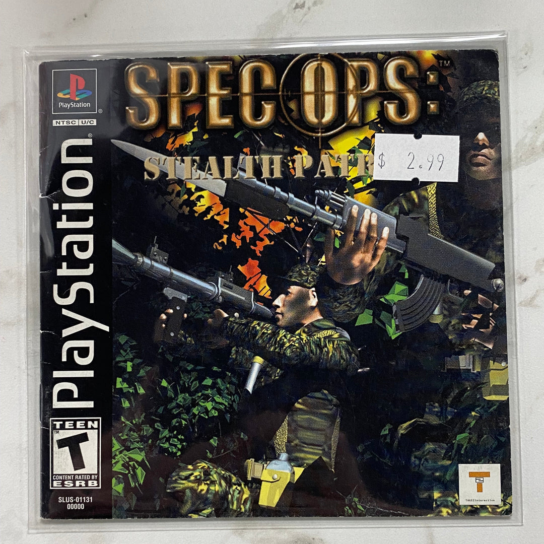 Spec Ops Stealth Patrol - Manual ONLY Playstation 1 PS1 MO61226