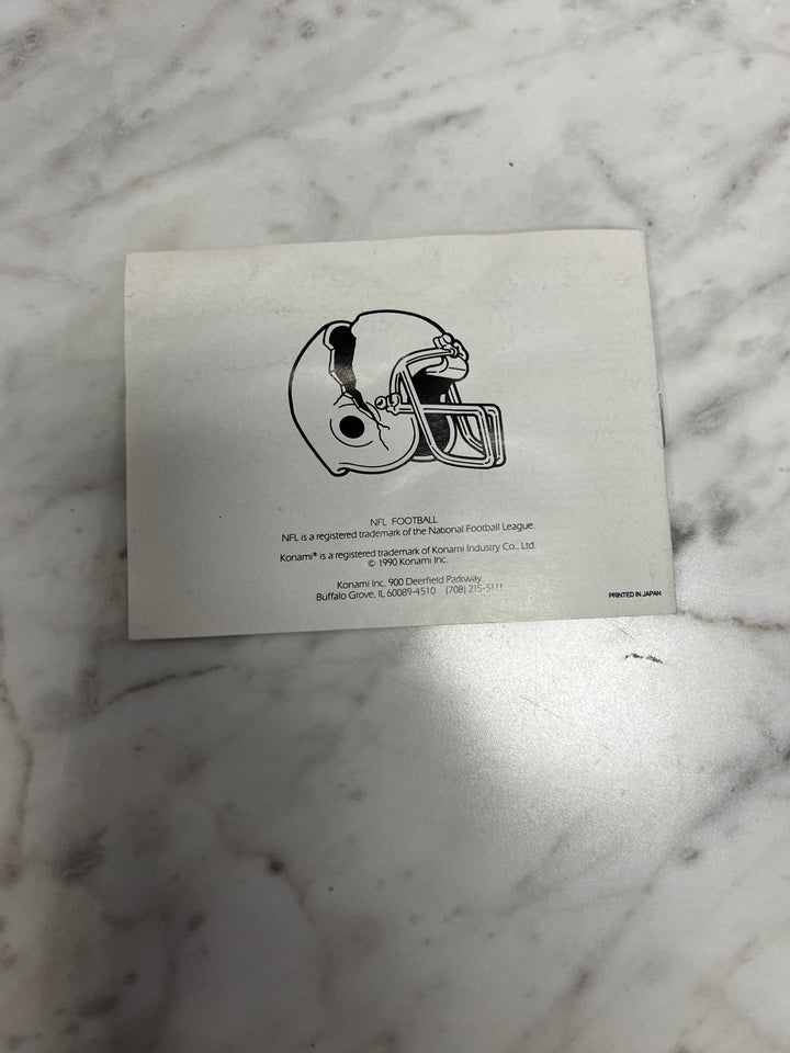 NFL Football for Nintendo Game Boy Gameboy MANUAL ONLY MO92324
