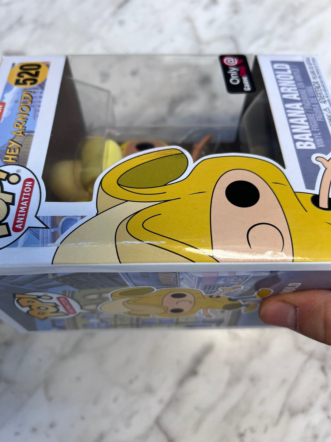Funko Pop! Banana Arnold #520 Hey Arnold Squished box  FP10525