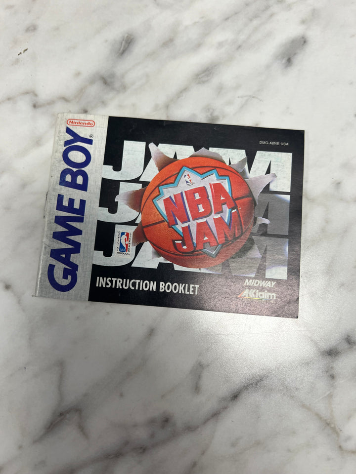 NBA Jam for Nintendo Game Boy Gameboy MANUAL ONLY MO92324