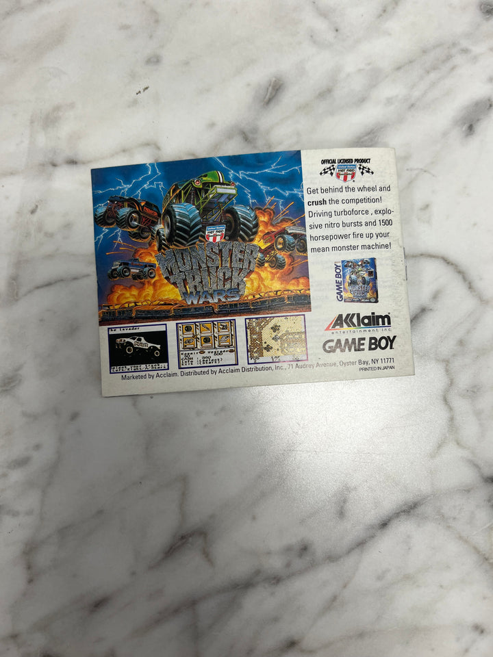 NBA Jam for Nintendo Game Boy Gameboy MANUAL ONLY MO92324