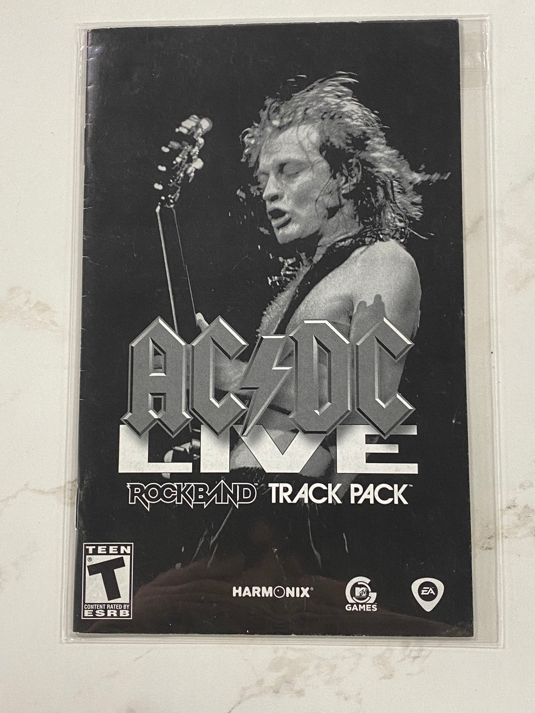 AC/DC Live Rock Band Track Pack - MANUAL ONLY Xbox 360 MO61426