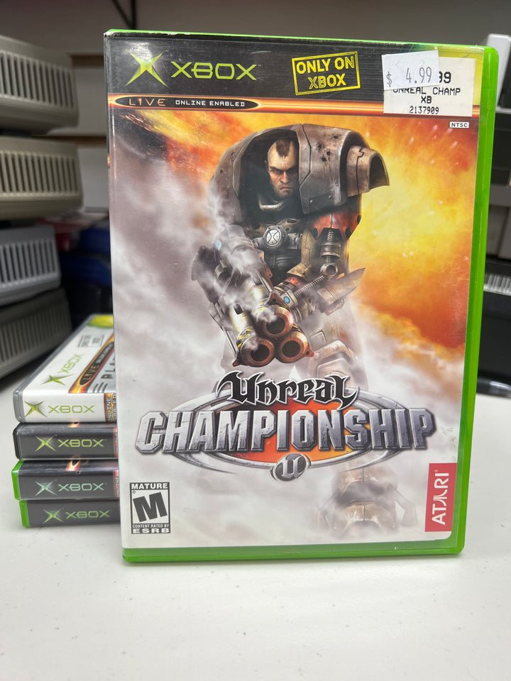 Unreal Championship for Original Microsoft Xbox in case. Tested and Working.     DO61124